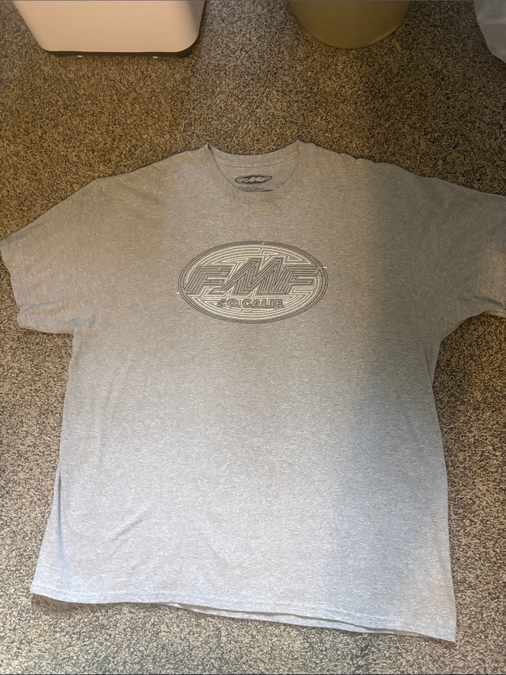 FMF Gray Graphic Short-Sleeve Men's T-Shirt